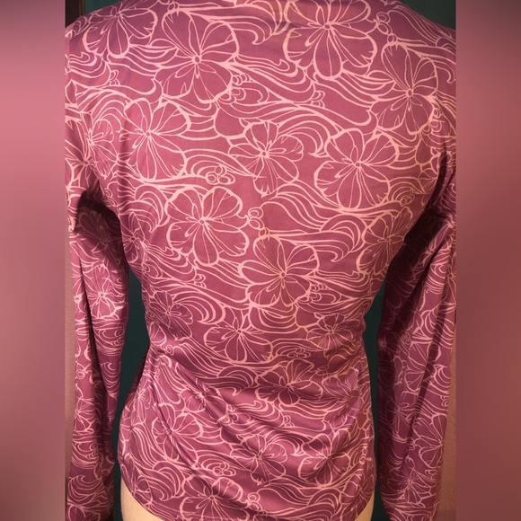 Patagonia Apilene Purple Floral Long Sleeve - Picture 9 of 14
